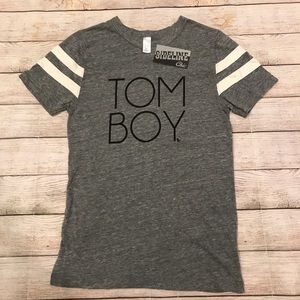 NWT Sideline Chic Short Sleeve Tom Boy Tee Size XS